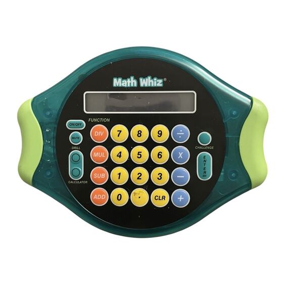 Educational Insights Math Whiz Handheld Electronic Educational Game EL-8899 EUC - Picture 1 of 2
